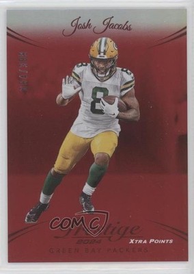 2024 Panini Prestige Xtra Points Red Premium 84/399 Josh Jacobs #107 1j2e