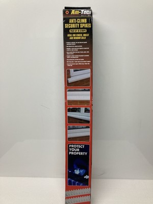 Am-Tech Anti-Kletter-Sicherheitsspikes 10er Pack für Gartenzaun und Mauern