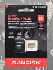SanDisk 512GB Extreme PLUS microSDXC UHS-I R/W up to 250/170MB/s - BRAND NEW 
