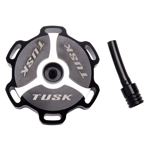 Tusk Billet Aluminum Gas Cap, Clarke Fuel Tanks Black Machined - Bild 3 von 5