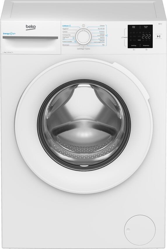 BEKO BMWU3821W LAVATRICE, Caricamento frontale, 8 kg, 54,6 cm, Classe A
