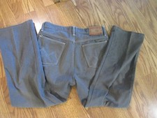 Vintage Maverick Gray Denim Jeans Size 32S Made in USA 27" Measured Inseam