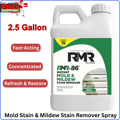 #ad RMR 86 Mold Stain Remover Spray 320 Fl Oz Fast Acting No Scrubbing Needed Fresh $76.45