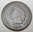 1870 P Indian Head Cent Penny  *AG - ABOUT GOOD*