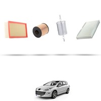 Hoffcar Set Service - 4 Filter FüR Peugeot 308 1.6 16V 103Kw Von 2007