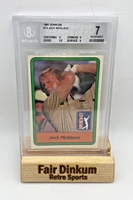 1981 DONRUSS PGA Tour Jack Nicklaus #13 Graded BGS NM 7