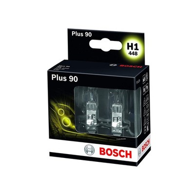 BOSCH Plus 90 H1 12 V 55 W Sockel P14,5s Doppelpack 1987301073