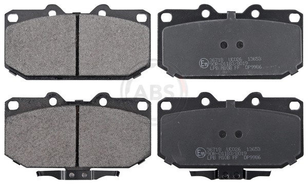 A.B.S.-OE 36718-OE Brake Pad Set, disc brake for NISSAN