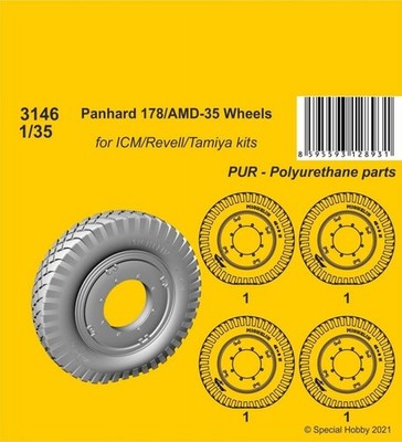Panhard 178/AMD-35 Wheels / 1:35 - CMK 3146