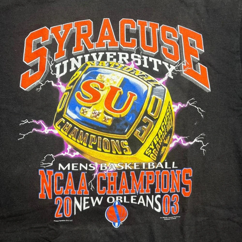 Syracuse University Mens Basketball Champions T-Shirt