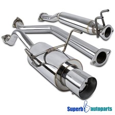 Fits 2002-2006 Acura Rsx Non-s 2.0l 4 Muffler Tip Catback Exhaustsilencer Fits 2002-2006 Acura Rsx Non-s 2.0l 4 Muffler Tip Catback Exhaustsilencer
