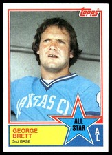 George Brett 1983 Topps #388 Royals MLB READ FREE SHIPPING AutographDen
