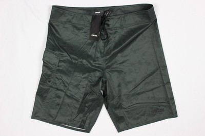Oakley Men's Kana 2.0 Board Shorts Marble Print Dark Brush Green 10'' Inseam