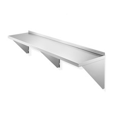 14" x 60" Stainless Steel Shelf, NSF Commercial Restaurant Kitchen Wall Shelves