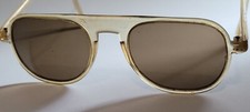 Vintage 1930 Cellulose Sunglasses Men's Glass Lenses Green Very Rare