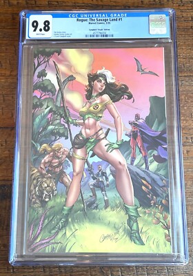ROGUE THE SAVAGE LAND #1 CGC 9.8 J SCOTT CAMPBELL 1:100 RI INC