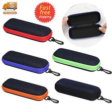 Portable Zipper Eye Glasses Sunglasses Hard Case Box Protector Large Hold Gift