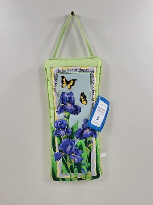 Vtg Spring Butterfly Cute Friendly Reminder Plush Chair/Door Decor/Wall Hang Up
