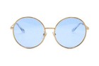 Gold With Blue Monogram Lenses Brand New Chopard Schf11V 300F Sunglasses