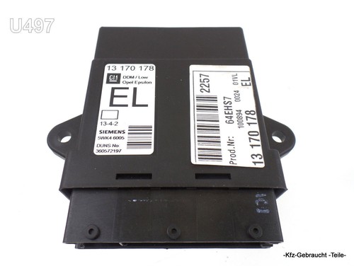 Opel Signum 2.2 Steuergerät Fensterheber 13170178 EL