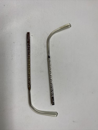 SALVATORE FERRAGAMO 2607 472 130mm SILVER TEMPLE ARM PARTS !R92