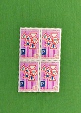 1968 FRANCE Y&T 1548 PREVENTION ROUTIERE BLOC DE 4  TTB
