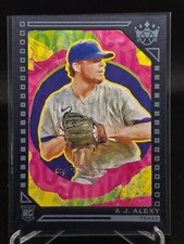 2022 Panini Diamond Kings Rookies II Blue Frame AJ Alexy #152 Rookie RC