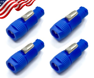 3Pin Output Lockable PowerCON Male Plug 20A/250V Blue Neutrik NAC3FCA Compatible