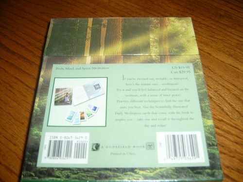 The Meditation Book & Card Pack, 30 cards with book - Picture 2 of 2