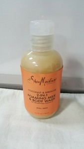 shea moisture coconut & hibiscus foaming milk & body wash