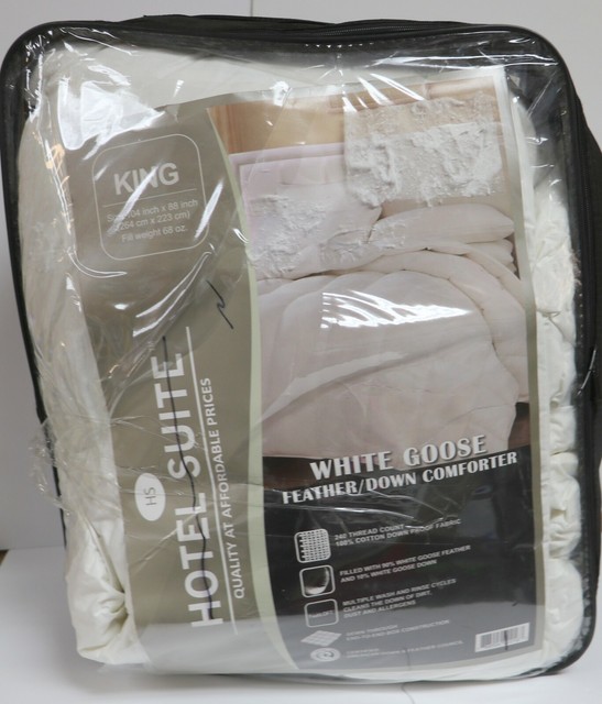 hotel suite goose down comforter