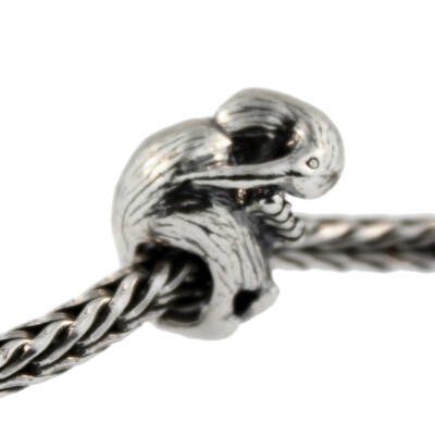 Authentic Trollbeads Sterling Silver 11451 Kiwi Bird :1