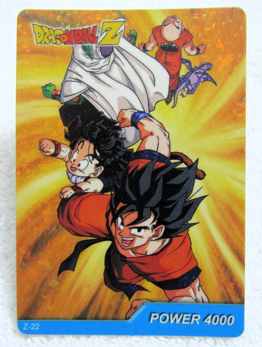 Dragon Ball Z DBZ CCG Power 4000 #Z-22 Goku Gohan Piccolo Krillin