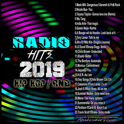 DJ White Rock RADIO HITS 2019 Hip Hop/R&B | eBay