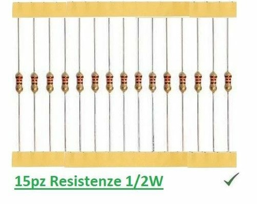 10 Pz Resistenze 1 Kohm 2W 5% - 10 Pezzi Resistenza 1Kohm 1K - Foto 11