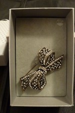 New Marks & Spencer Ladies Crystal 'Bow' Brooch         