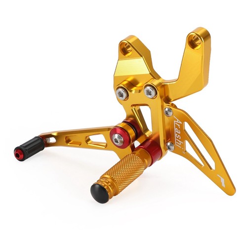 Gold Rearsets Adjustable Foot Pegs Rest Fit for Kawasaki Z900 Z 900 2021 2022 T9 - Picture 4 of 7