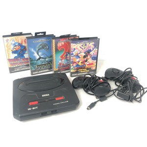 Sega Mega Drive II 16-Bit MK-1631-50 + 4 Games + 2 Controllers 43163 CP |  eBay