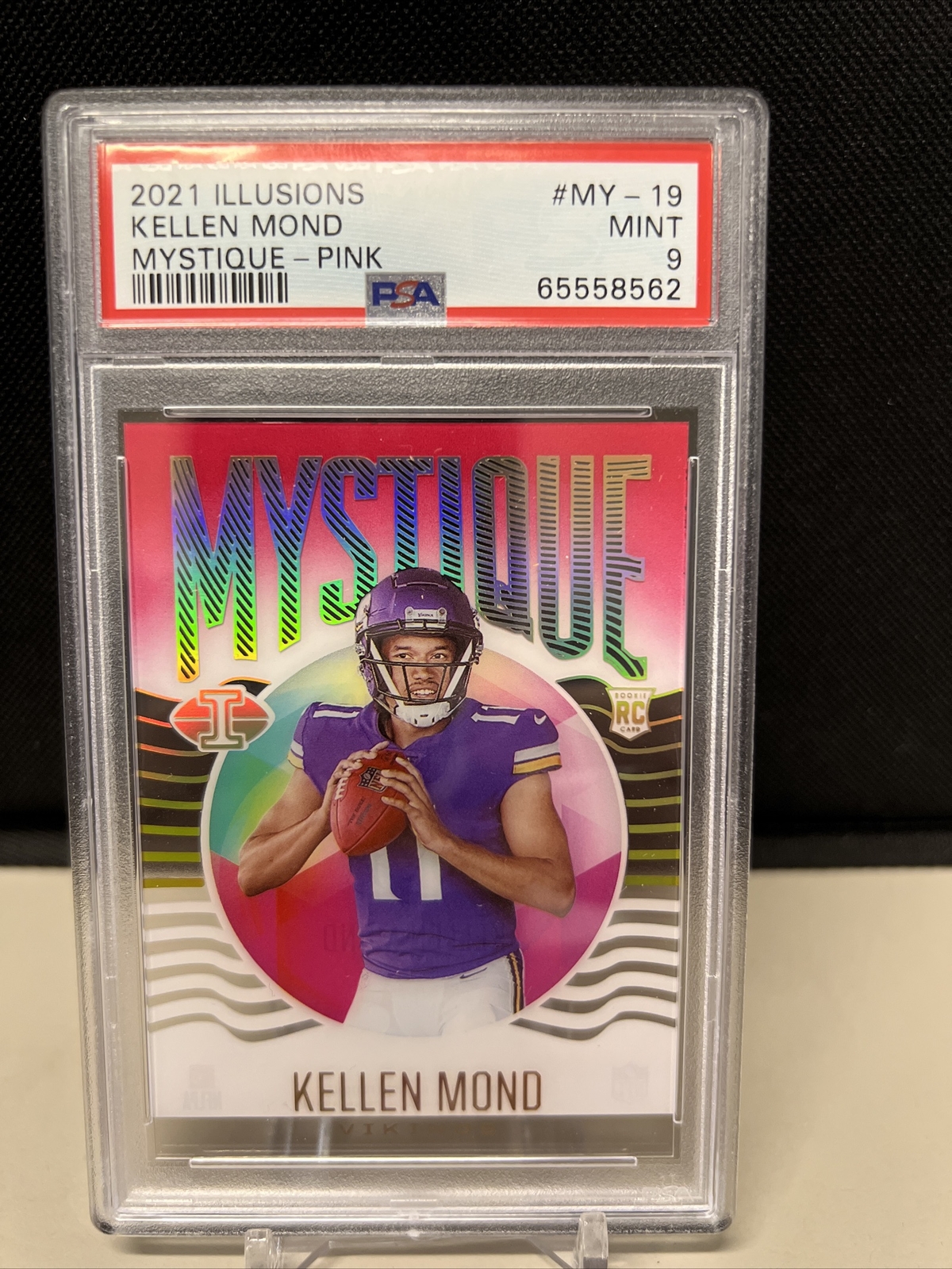 Kellen Mond Panini Illusions Mystique #MY19 Pink