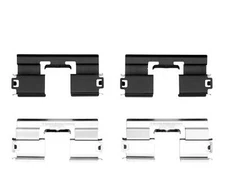 Chevy Volt Rear Disc Brake Pad Hardware Kit, 2011-2015