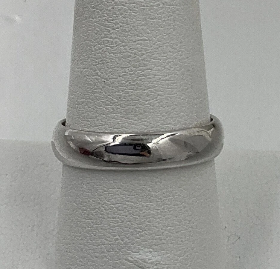 Ebay wedding bands white best sale gold