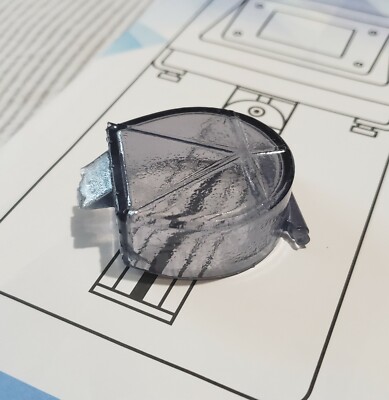 3D Printed Smokd Turret Canopy Glass - Compatible with Tiger Rat & Cobra Rattler