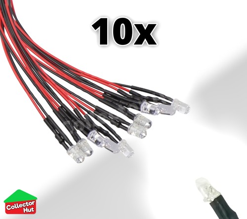 LED 12v 3mm 5mm Pre-Cableado Impermeable RC Coches Camiones - Imagen 10 de 13