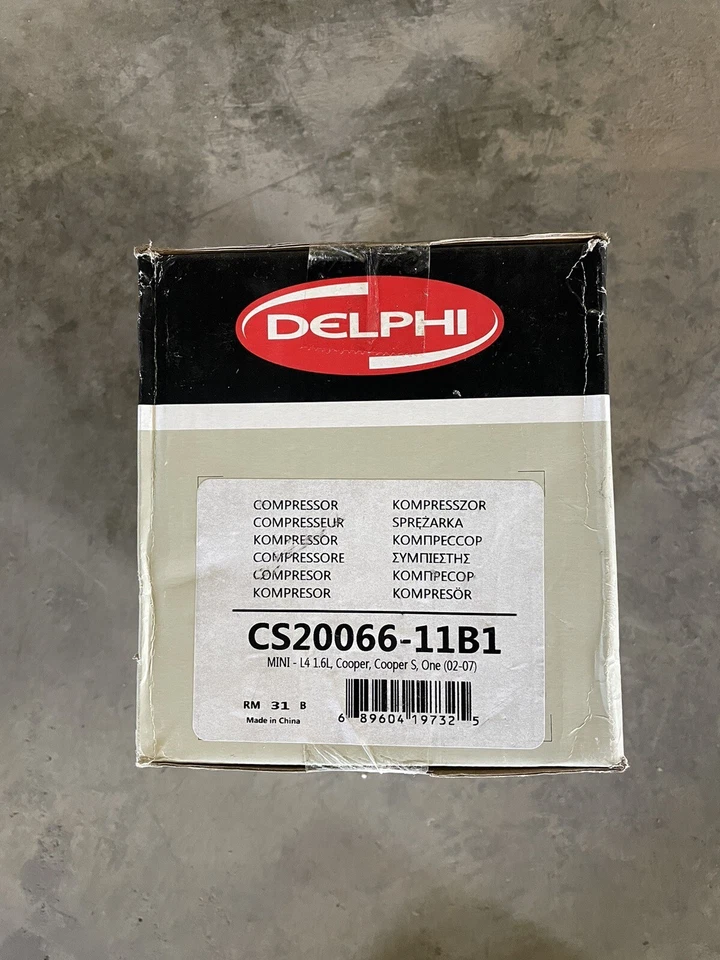 A/C Compressor Delphi CS20066 fits 02-08 Mini Cooper - Image 2 of 4