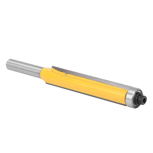 8mm Shank Router Bit Milling Cutter W/ Bearing Flush Trim Bit 8*12.7*63.5mm