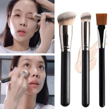 170 Synthetic Foundation Brush + 270Mini Concealer Brush + 191 Square Brush 3PCS