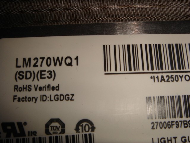 imac 27 2011 lcd panel manufacturer