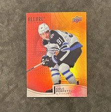 2021-22 Upper Deck Allure COLE PERFETTI Red Orange Rainbow #R-5 Winnipeg Jets