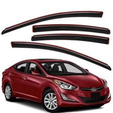 Fit 2011-2016 Hyundai Elantra Sedan In-channel Vent Shade Window Visor Deflector