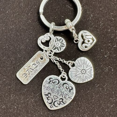 New Brighton Manuscript Heart Key Chain Fob NWT Soul Dream Believe - Picture 4 of 5
